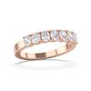 Picture of 1.00 Ct Oval Cut Lab-Grown Diamond Half Eternity in Solid Gold For Women