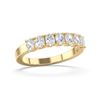 Picture of 1.00 Ct Oval Cut Lab-Grown Diamond Half Eternity in Solid Gold For Women