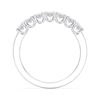 Picture of 1.00 Ct Oval Cut Lab-Grown Diamond Half Eternity in Solid Gold For Women