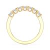 Picture of 1.00 Ct Oval Cut Lab-Grown Diamond Half Eternity in Solid Gold For Women